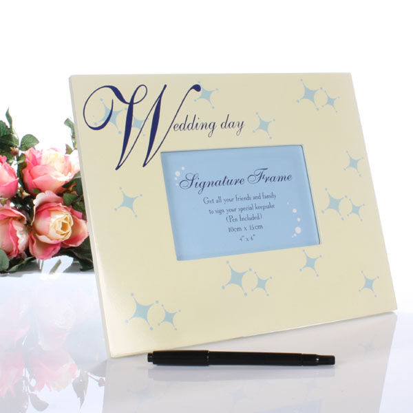 Unbranded Wedding Signature Photo Frame