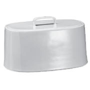 Unbranded White Ceramic Bread Bin