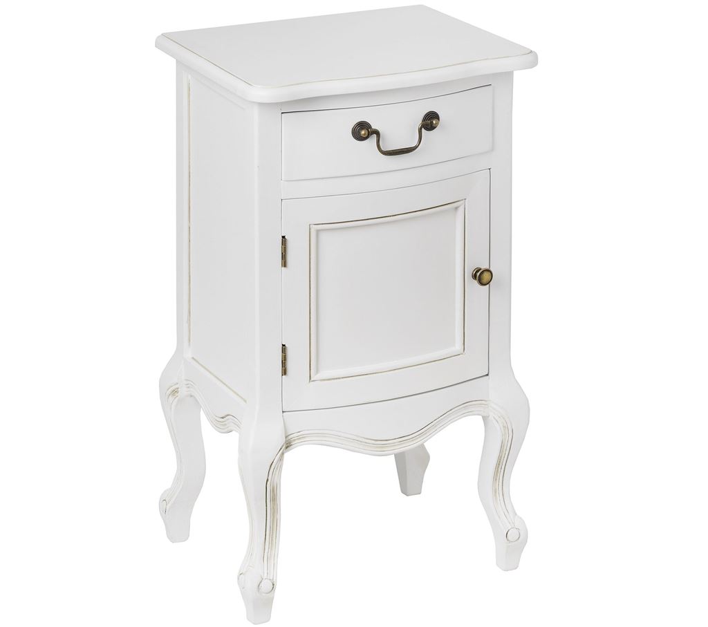 Unbranded White Room Left Hand Side Bedside Cabinet