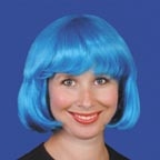 Wig - Bob - Bright Blue