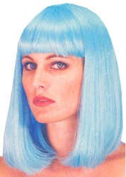 Wig - Cheerleader - Aqua Blue