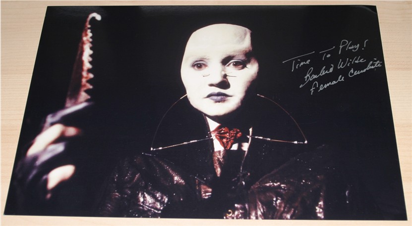 WILDE SIGNED 12 x 8 INCH HELLRAISER PHOTO