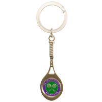 Unbranded Wimbledon Small Tennis Racket Keyring.