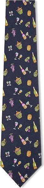 Unbranded Wine Implements Silk Tie