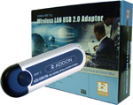 Wireless 54Mbps WiFi USB 2.0 Adaptor ( 11g Wless