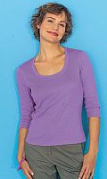 Womens Pack of 3 Scoop Neck Tops