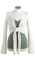 Womens V Neck Cross Over Tie Top