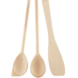 Unbranded Wooden Utensils Pack of 3