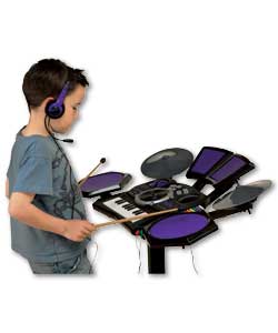 Xtreme Drum Set- Scratch Pad and Keyboard