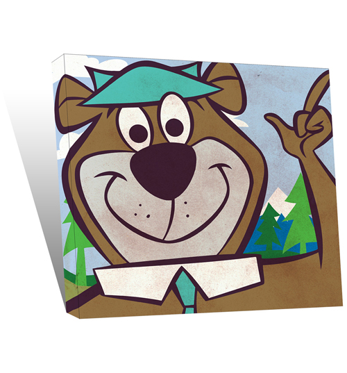 Unbranded Yogi Bear Small Canvas Art Print