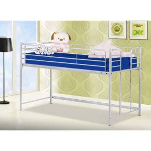 Unbranded Zante Midi Sleeper Bunk Bed in Silver