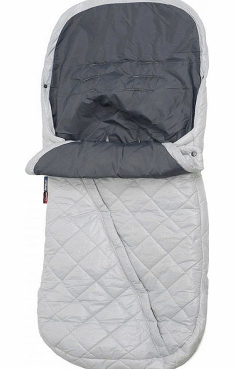 Uppababy Baby Ganoosh Footmuff Mica Silver 2013