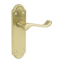 Ashworth Satin Brass Lever Latch