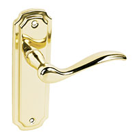 Constance Lever Latch Pr P/Brass