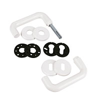 Door Handle ABS White ABS