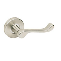 Door Handle Ashworth Satin Nickel