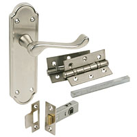 Door Pack Ashworth Satin Nickel