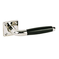 Madeira Rose Lever Door Handle Black