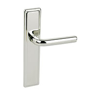 Santa Monica Lever Latch Door Handle Nickel