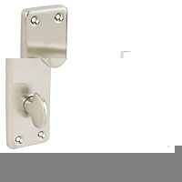 WC Door Handle Victorian Satin Nickel