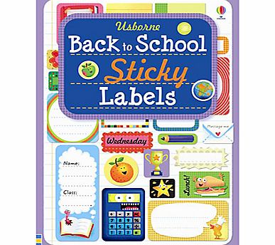 Usborne Back to School Sticky Labels