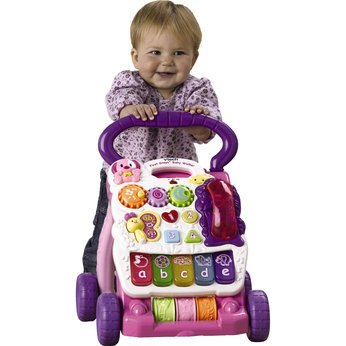 V Tech VTech Baby First Steps Walker - Pink