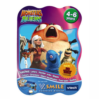 V Tech VTech V.Smile Software - Monsters Vs Aliens