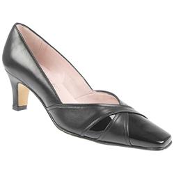 Van Dal Female Vanjolie Leather Upper Comfort Courts in Black Patent