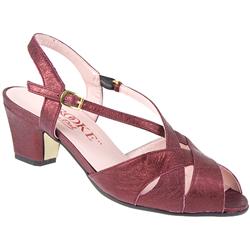 Van Dal Female Vanliberty Leather/Textile Upper Comfort Party Store in Bordeaux Antique