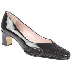 Van Dal Female Vanmarie Leather Upper Comfort Courts in Black Patent