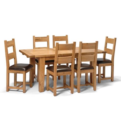 Vancouver Oak Dining Set 720.027