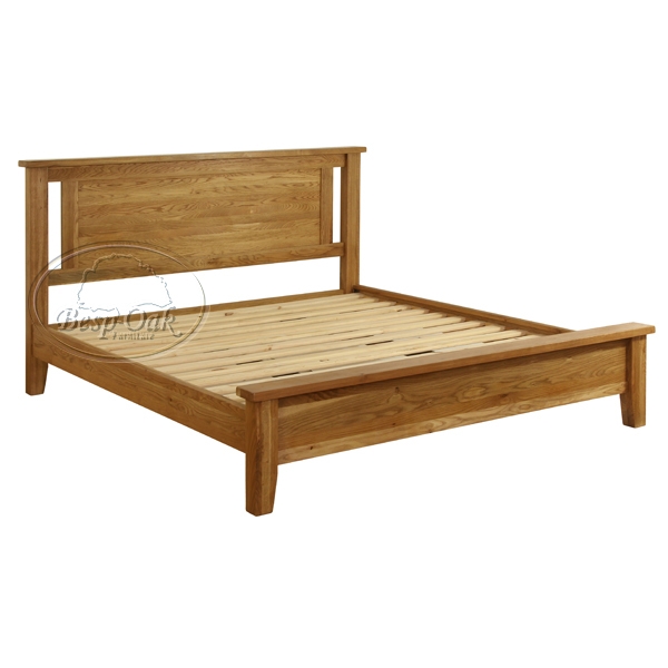 Vancouver Oak Petite Low End Double Bed