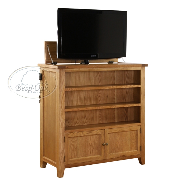 Plasma Oak 2 Door 2 Shelf Cabinet with