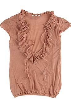 Vanessa Bruno Lace trimmed v-neck top