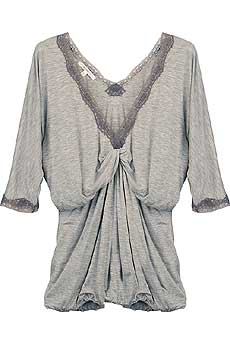 Vanessa Bruno Twisted V-Neck Top