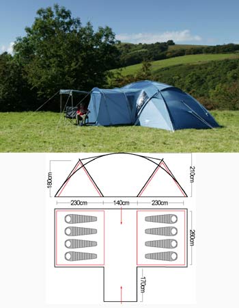 Aurora 800DLX Tent