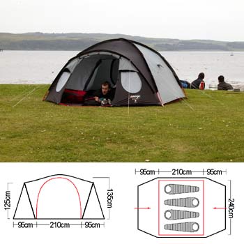 Vango Delta 400 PlusTent