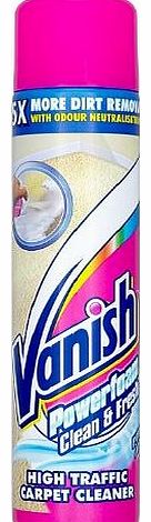 Vanish Power Foam High Traffic Carpet Cleaner 600 ml (Pack of Three)