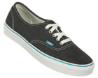 Vans Authentic Black/True White Canvas Trainers