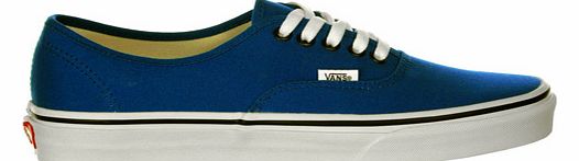 Vans Authentic Snorkel Blue Canvas Trainers