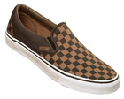 Vans Classic Slip-On Dark Brown/Tan Chequerboard