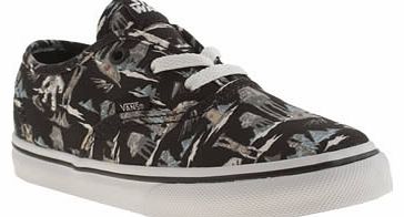 kids vans black & grey authentic star wars