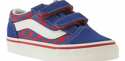 kids vans blue old skool v boys toddler