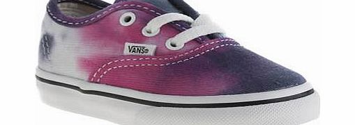 Vans kids vans multi authentic girls toddler