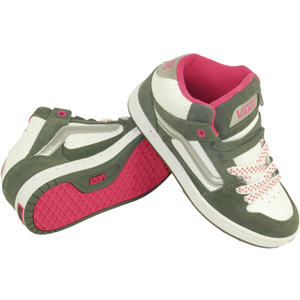 Ladies Vans Kaylyn Mid. Grey White Pink