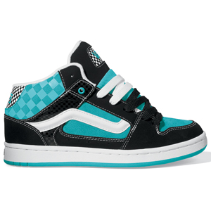 Ladies Vans Kaylyn Mid Shoe. Black Blue