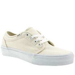 Vans Male 106 Vulc Fabric Upper Skate in Stone