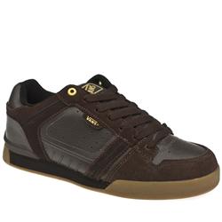 Vans Male Dunbar 3 Leather Upper Skate in Brown