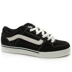 Vans Male Morgen Suede Upper Skate in Black and White