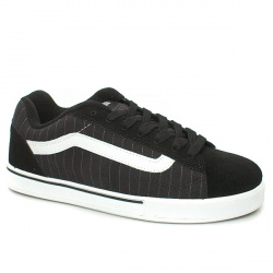 Vans Male No Skool Fabric Upper Skate in Black and White